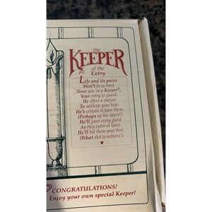 Vintage Shenandoah Design "The Keeper of the Entry" Shelf sitter figurine